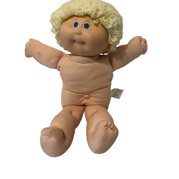 1982 Cabbage Patch Kid Doll Blonde Hair Blue Eyes – For‎ Restoration - Picture 1 of 11